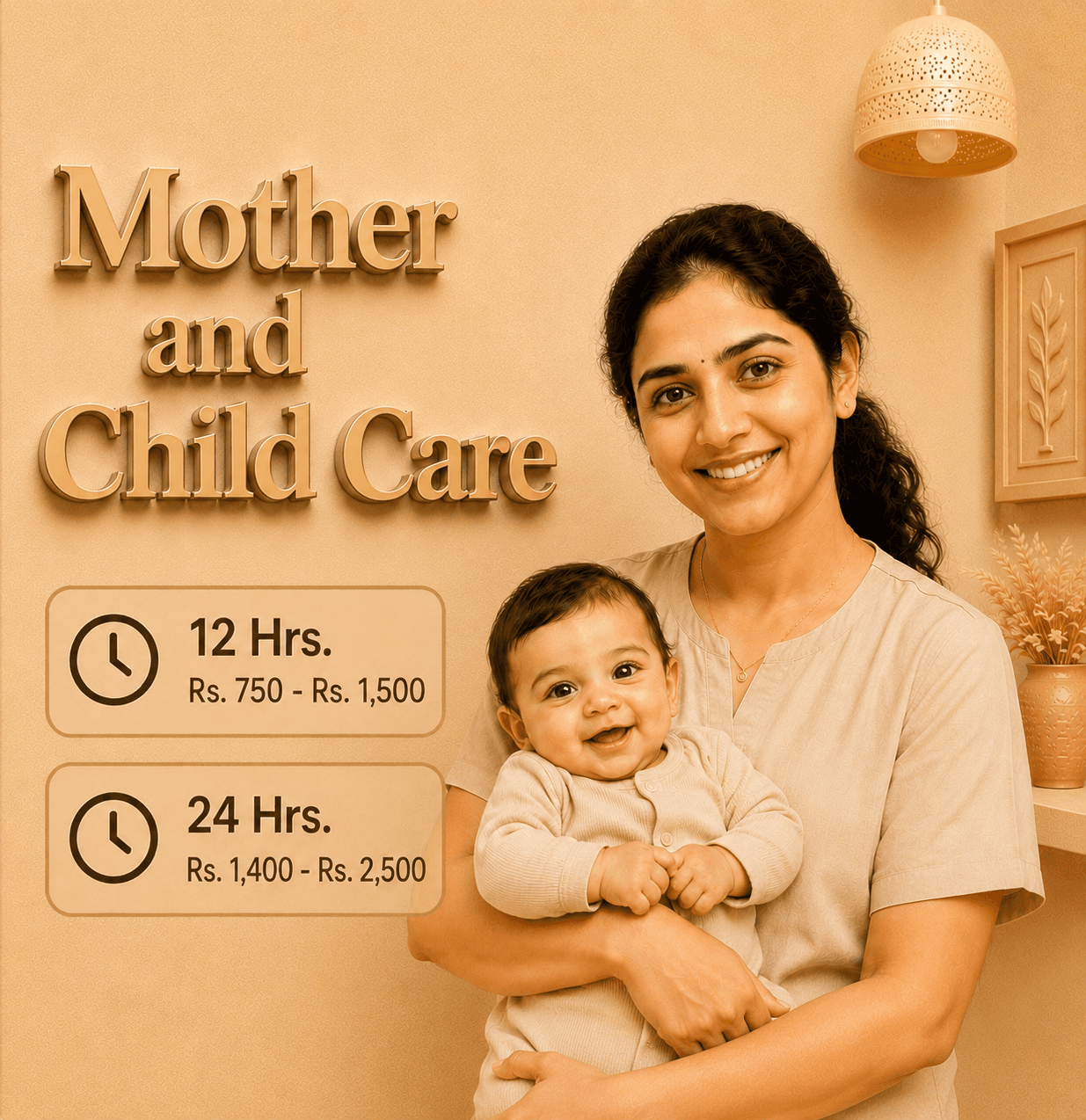 Mother & Baby Care service pricing